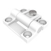 Southco Adjustable Torque Hinge, Symmetric, Medium Size, Acetal Copolymer, Natural, White