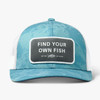 Aftco Guide Sayings Hat - Find Your Own Fish - Dusk Storm Camo