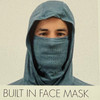 Marlin Hook Performance Long-Sleeve Hoodie with Mask - Buoy - Teal