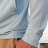 Marlin Hook Helm LS Performance Hoodie - Light Blue