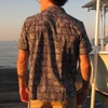Marlin Hook Hono Performance Button Down Shirt - Charcoal