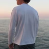 Marlin Hook Hybrid LS Performance Shirt - White