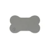 SeaDek Dog Bowl Mat - Storm Grey\/Black - Small - 12" x 21"