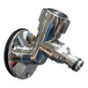 Flushmaster Quarter Turn Quick Connect Water Spigot - 45-Degree
