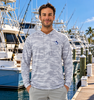 Marlin Hook Carter Performance Hoodie - Camo White