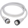 Marinco 50A 125V Shore Power Cable - 50' - White