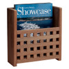 Whitecap Teak Grate Front Magazine Rack