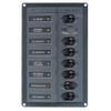 BEP AC Circuit Breaker Panel w\/o Meters, 6 Way w\/Double Pole Mains