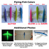 Frenzy Ballistic Flying Fish Lure - Blue Glitter