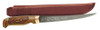 Rapala 6 inch Knife/Sheath (wood handle) (FNFSF6)