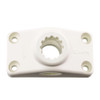 Scotty Combination Side \/ Deck Mount - White