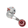 Seigler Reel LG  Smoke w/ Red Accents RH