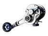 Seigler Reel LG  Smoke w/ Blue Accents RH