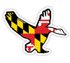 Shore Life Maryland Goose Decal