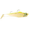 Tsunami Holographic Dual Hook Swim Shad 9" 1 pack Limetreuse