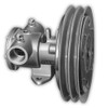 Jabsco 1-1\/4" Electric Clutch Pump - Double A Groove Pulley - 12V