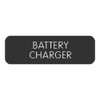 Blue SeaLarge Format Label - "Battery Charger"