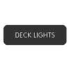 Blue SeaLarge Format Label - "Deck Lights"