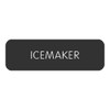 Blue SeaLarge Format Label - "Icemaker"