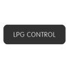 Blue SeaLarge Format Label - "LPG Control"