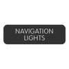 Blue SeaLarge Format Label - "Navigation Lights"