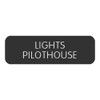 Blue SeaLarge Format Label - "Lights Pilothouse"