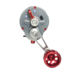 Seigler Reel OS  Smoke w/ Red Accents RH