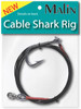 Malin Shark Rig SS 7/0 J Hook 49 Strand 160# Cable Coffee