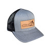 Alltackle Fishing Hat - Patch - Gray & Black