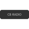 Blue Sea Large Format Label - "CB Radio"