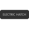 Blue Sea Large Format Label - "Electric Hatch"