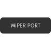 Blue Sea Large Format Label - "Wiper PORT"