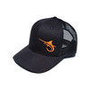 Marlin Hook Trucker Hat - Black/Orange