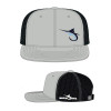 Marlin Hook Flatbill Hat - Heather/Black
