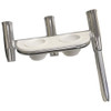Tigress Offset Triple Rod Holder w\/Cup Holders - Starboard Side - Polished Aluminum