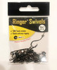 Size 1 Ringer Swivels™ are commonly rigged with Medium/Small/Dink sized ballyhoo. The o-ring is perfectly sized to accept the industry standard 6/0-8/0 circle hooks.