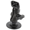 RAM Mount 1" Diameter Ball Mount w\/Short Double Socket Arm, 2.5" Flex Adhesive Base & Diamond Base Adapter