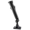 RAM Tough-Tube Fishing Rod Holder w\/3" Length Spline Post, Combination Bulkhead\/Flat Surface Base & Plunger