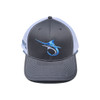 Marlin Hook Trucker Hat - Symbol - Gray/White
