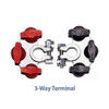 TH Marine Hydra Multi-Connection Marine Battery Terminals 3-Way