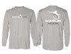 Marlin Hook Performance Shirt LS - Silver