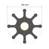 Albin Pump Premium Impeller Kit 65 x 16 x 37mm - 8 Blade - Spline Insert