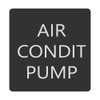 Blue Sea 6520-0030 Square Format Air Conditioner Pump Label