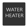 Blue Sea 6520-0438 Square Format Water Heater Label