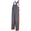 Grundens Hauler Bib - Orange/Grey - Large
