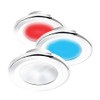 i2Systems Apeiron A3120 Screw Mount Light - Red, Warm White  Blue - White Finish