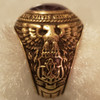 Rare US Merchant Marine Academy Ring ...Circa.  1946 10K Gold w/ Ruby in Outstanding Condition