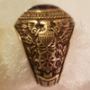 Rare US Merchant Marine Academy Ring ...Circa.  1946 10K Gold w/ Ruby in Outstanding Condition