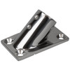 Sea-Dog Rail Base Fitting Rectangular Base 45 316 Stainless Steel - 3-1\/4" x 1-7\/8" - 1" OD