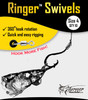 Ringer Swivels - Size 4 - 10 Pack